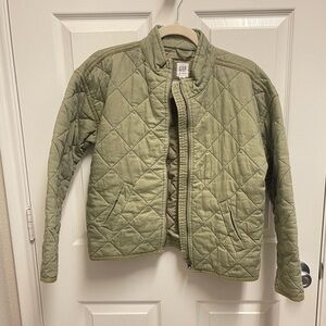 GAP Kids Green Quilted Jacket